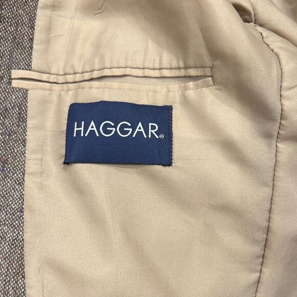 Haggar Vintage Classic Brown Men's Blazer Size Large - Picture 4 of 5